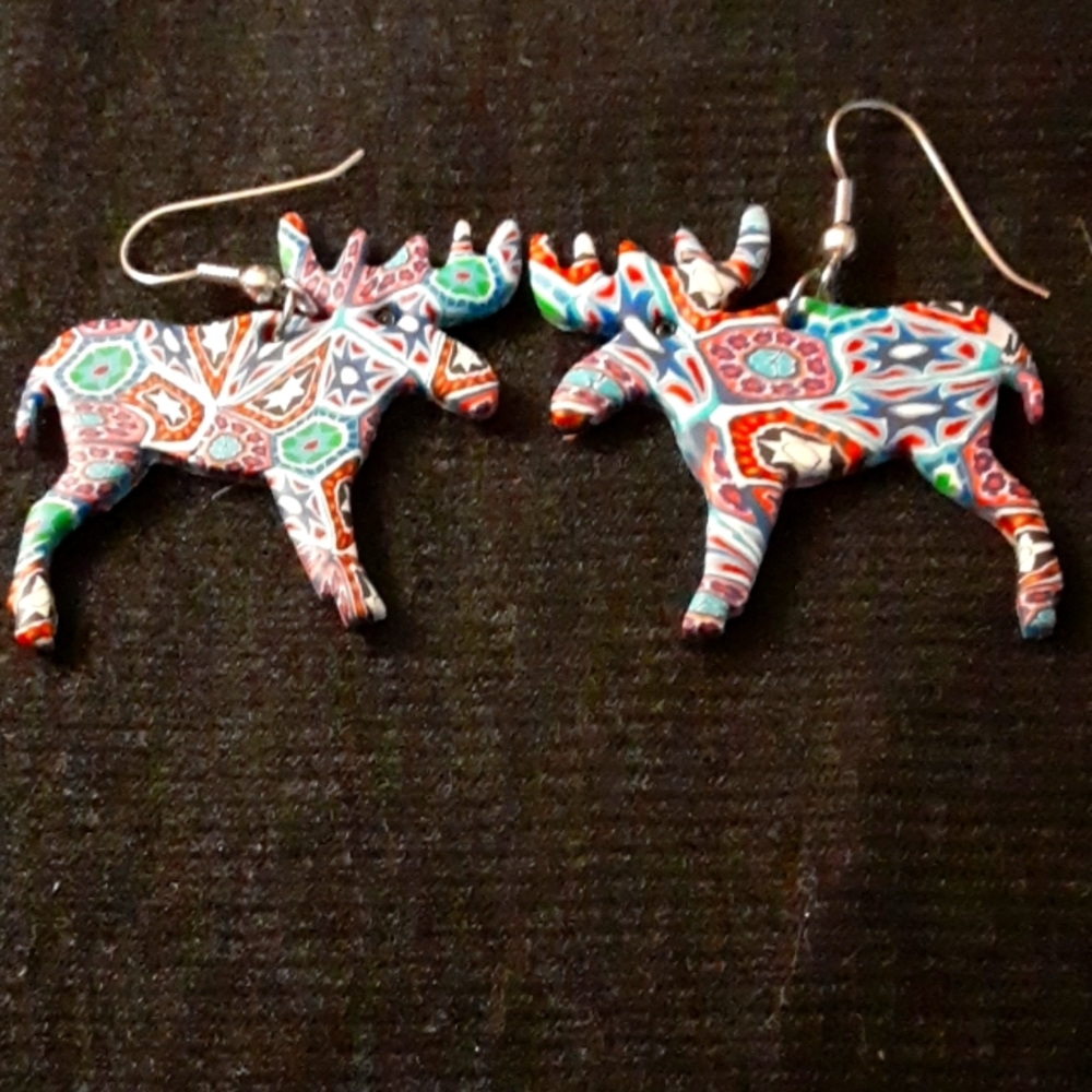 Moose earrings